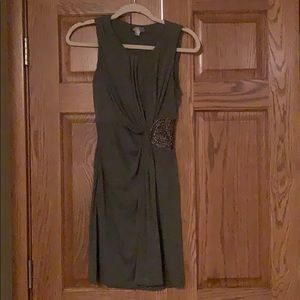 Gray soft cotton dress